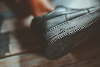 Close-Up Photo of Nike Shoe