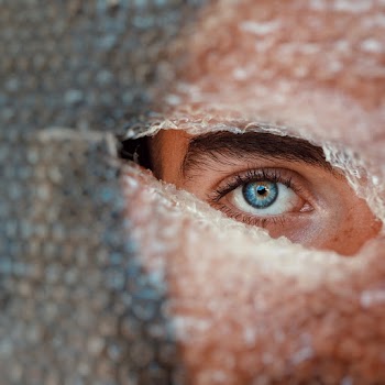 Close-Up Photo Of Person's Eyes