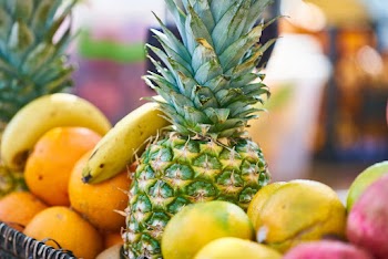Close-Up Photo Of Pineapple