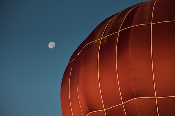 Close-up Photo of Red Hot Air Balloon