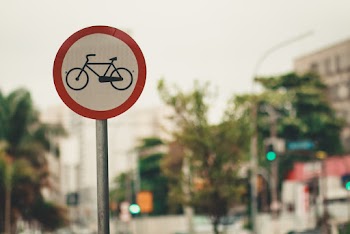 Close-Up Photo of Road Sign