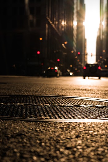 Close-up Photo of Round Black Manhole
