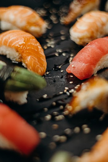 Close-Up Photo of Sashimi