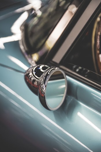 Close-Up Photo of Side Mirror