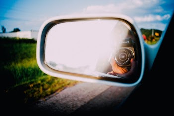 Close-Up Photo of Side Mirror