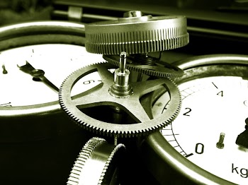 Close-up Photo of Silver Gear