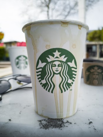Close-Up Photo of Starbucks Disposable Cup