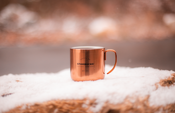Close-Up Photo of Starbucks Mug