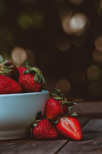 Close-Up Photo of Strawberries