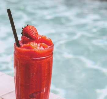 Close-Up Photo of Strawberry Juice