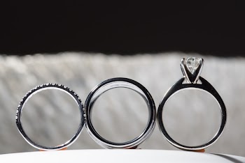 Close-Up Photo of Three Rings