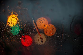 Close-Up Photo of Waterdrops on Glass