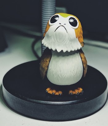 Close Up Photo of White and Brown Skylander Character Figurine