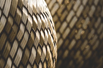 Close-up Photo of White and Gray Straps
