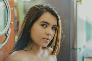 Close-Up Photo of Woman's Face