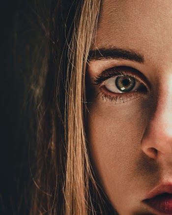 Close-Up Photo of Woman's Face