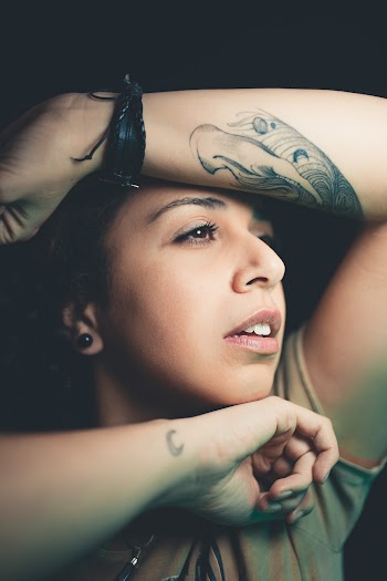 Close-Up Photo Of Woman's Face