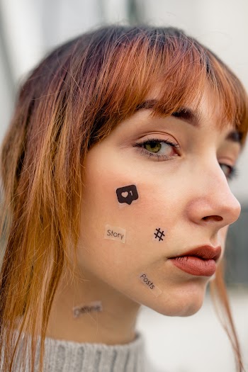 Close-Up Photo of Woman's Face