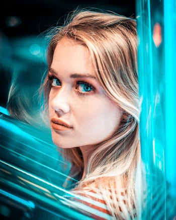 Close-Up Photo of Woman's Face