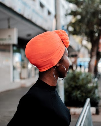 Close-Up Photo of Woman Wearing Turban