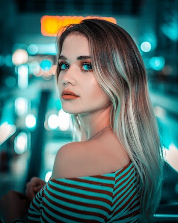 Close-Up Photo of Woman With Blond Hair
