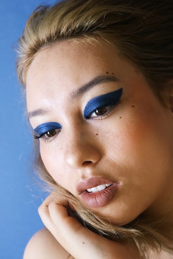 Close-Up Photo of Woman With Make-Up