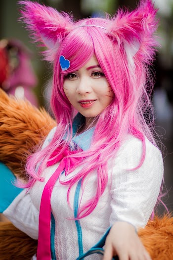 Close-Up Photo Of Woman With Pink Hair