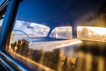 Close-Up Photo Vehicle Window