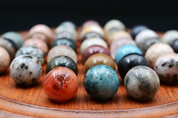Close-up Photography of Assorted-color Marble Stones