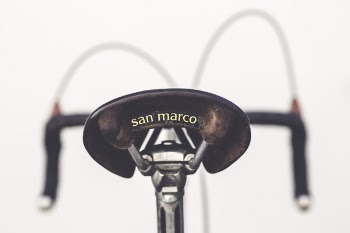 Close-Up Photography of Bicycle Saddle