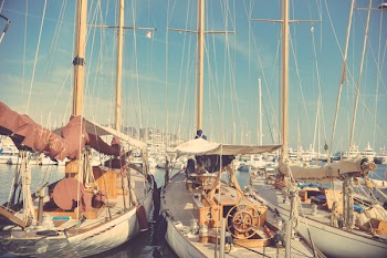 Close-up Photography of Boats on Dock