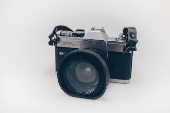 Close-up Photography of Canon Camera