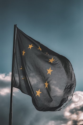 Close-up Photography of European Flag