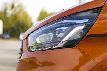 Close-up Photography of Headlight