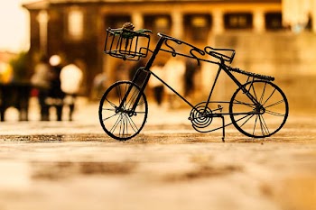 Close-up Photography of Miniature Bike