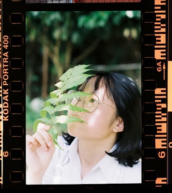 Close-up Photography of Woman Covering Her Face With Fern Plant