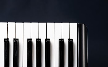 Close Up Piano Keyboards Keys