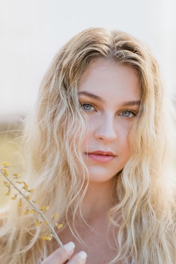 Close View of Woman With Blonde Hair
