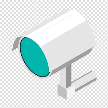 Closed-circuit television Surveillance , White monitor transparent background PNG clipart