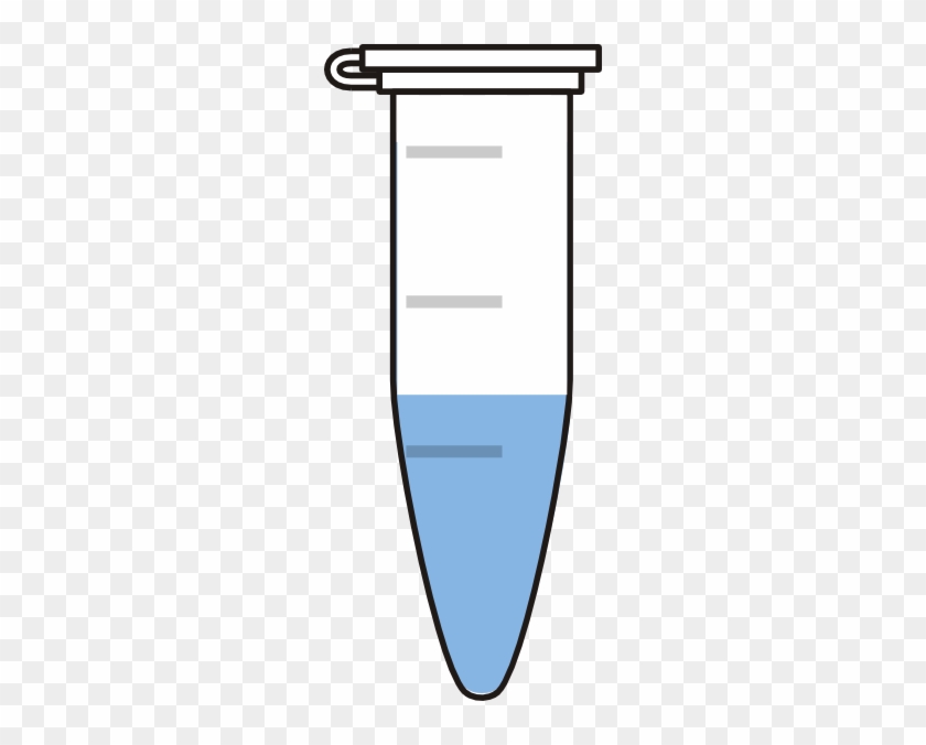 Closed Eppendorf Tube White Clip Art At Clker - Eppendorf Tube Icon
