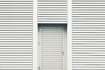 closed louver door