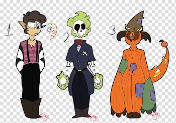 (CLOSED) Spooky kiddos adopts transparent background PNG clipart