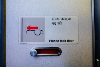 Closed White Door