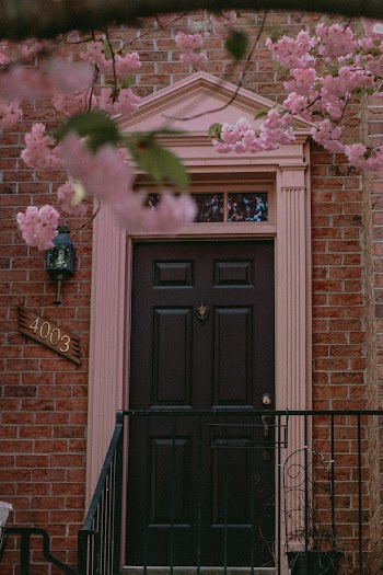 Closed Wooden Door