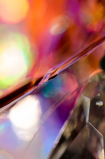 Closeup of Refracted Light