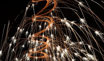 closeup photo of fireworks