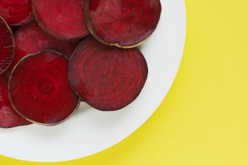 Closeup Photo of Red Beets on Plate
