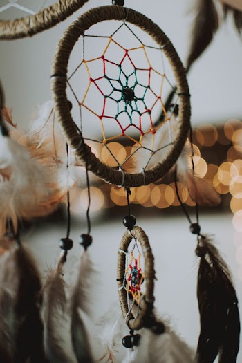 Closeup Photography of Brown Dream Catcher