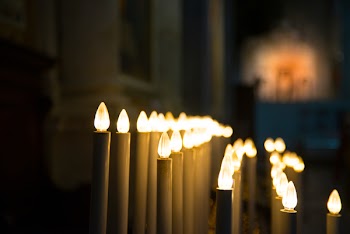 Closeup Photography of Candle Lamp Line