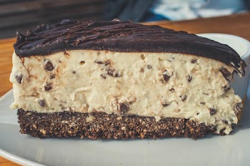 Closeup Photography of Sliced Chocolate Cake on Grey Ceramic Plate